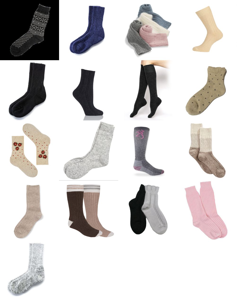 angora socks